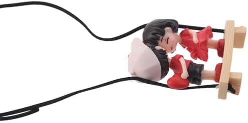 Cute Swinging Couple Car Hanging Pendant