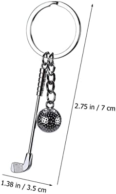 3PCS Golf Ball Keychain Set for Golf Enthusiasts