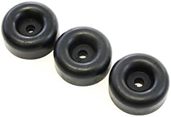 Red Hound Auto 3 Round Rubber Bumpers for Trailer Ramp Door