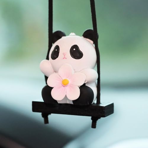 Cute Swinging Cartoon Animal Car Hanging Ornament Panda