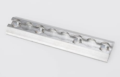 QStraint 8 Inch L Track Pre Drilled Aluminum