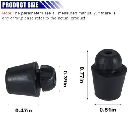 KITUREK Car Door Bumper Shock Absorbers 5PCS