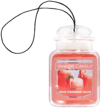 Yankee Candle Gel Car Jar Ultimate Hanging White Strawberry Bellini