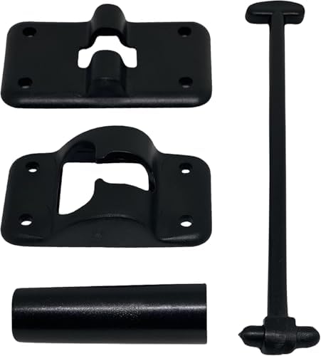 NU-SET RV010B Black Door Holder Set
