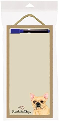 French Bulldog Dry Erase Memo Board 10x5 I Love French Bulldogs