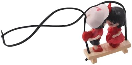 Cute Swinging Couple Car Hanging Pendant