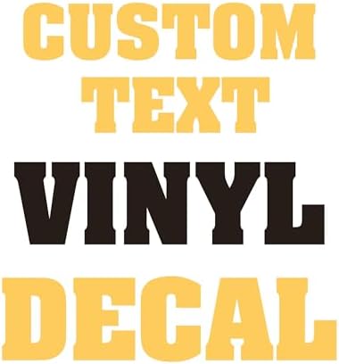 Custom Vinyl Lettering Sticker for Cars Trucks Boats Doors Windows Walls