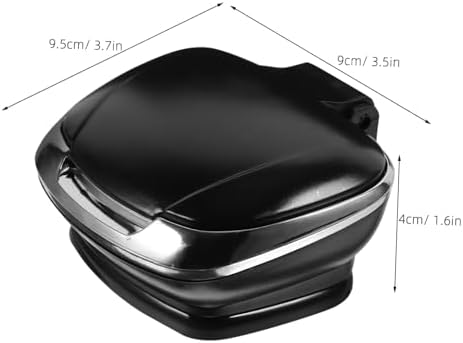 Yosadier Car LED Ashtray Holder Black Non-slip