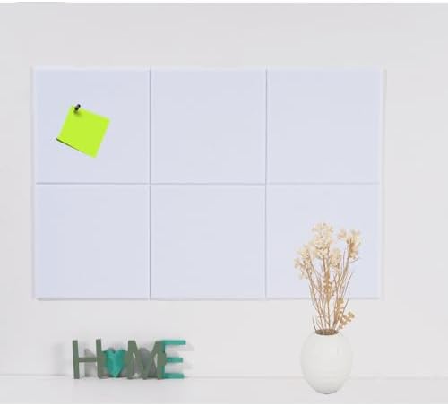 Felt Bulletin Board with Adhesive Tabs 6 Pcs 36x24 Inches