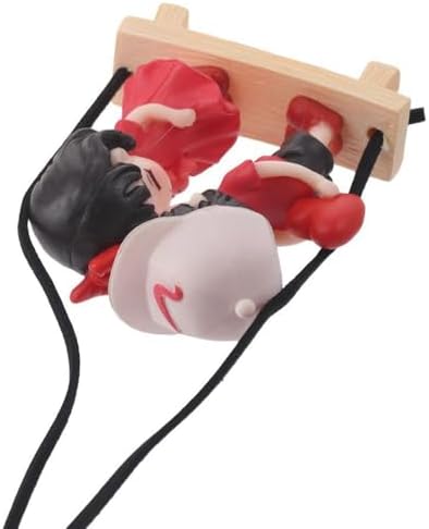 Cute Swinging Couple Car Hanging Pendant
