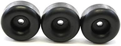 Red Hound Auto 3 Round Rubber Bumpers for Trailer Ramp Door