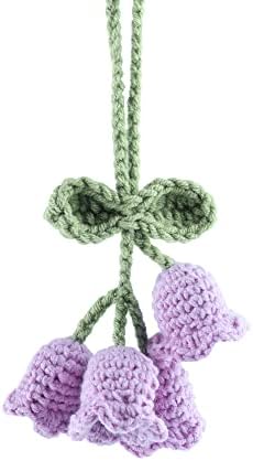 Cute Lily of the Valley Mirror Hanging Accessory Purple