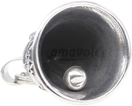 Motorcycle Bell with Bell Hanger for Luck and Protection