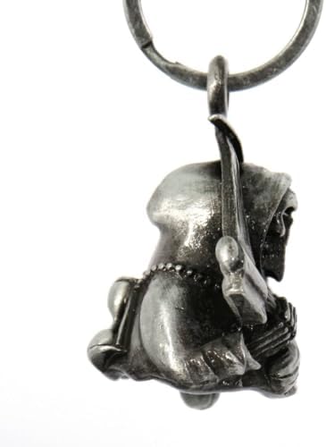 Milwaukee Leather Motorcycle Good Luck Bell Key Chain