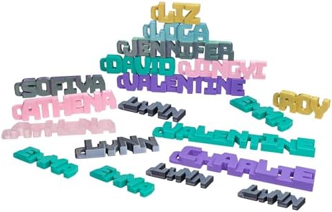Wilomis Custom Name Keychain in Hard Plastic