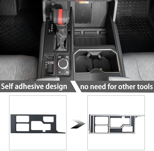 JDMCAR Gear Shift Panel Trim Cover for Toyota Tundra Sequoia 2022-2025