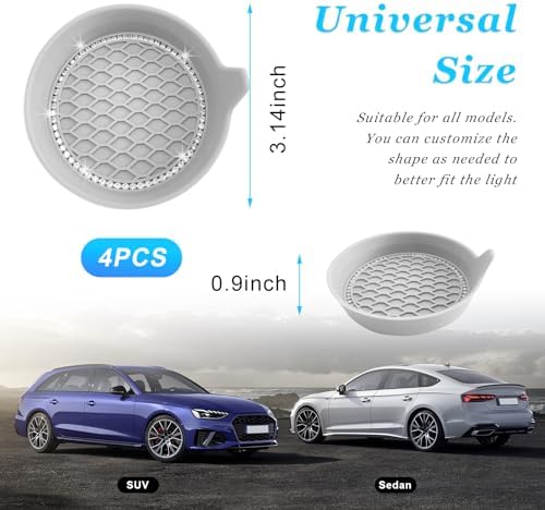 Ziciner 4 Piece Car Cup Coaster Holder Set