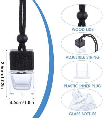 50 Pcs Refillable Car Diffuser Bottles