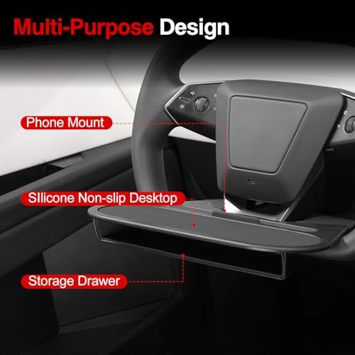 Foronetry Steering Wheel Table for Tesla Cybertruck 2024 2025