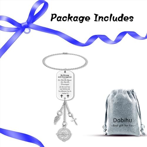 Christian Car Hanging Ornament - Faith Bible Pendant for Home and Vehicle