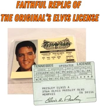 Elvis Presley Driver License Frame Funny ID Collectible