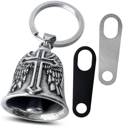 Guardian Bell Motorcycle Keychain for Men