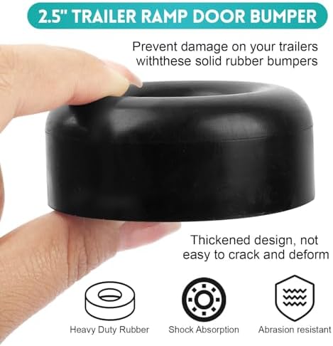EINDER Trailer Ramp Door Bumpers 4pcs Replacement Set