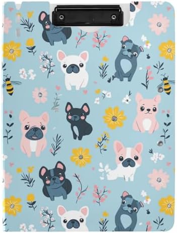 Cute Cartoon Dogs Clipboard Folder A4 Foldable