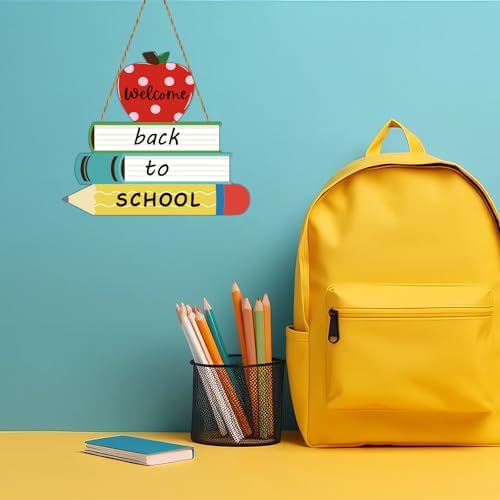 YUNKKIN Back-to-School Welcome Sign Door Decorations