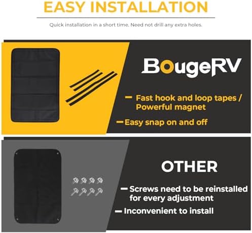 BougeRV Foldable Sun Shade for RV Windows