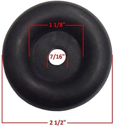 4 Pack 25 Inch Trailer Ramp Door Bumper