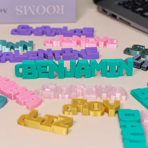 Wilomis Custom Name Keychain in Hard Plastic