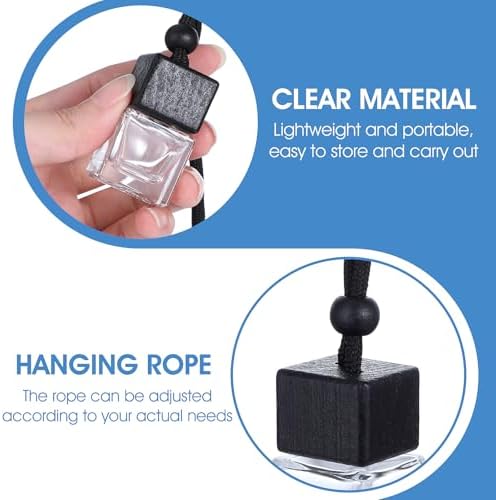 50 Pcs Refillable Car Diffuser Bottles