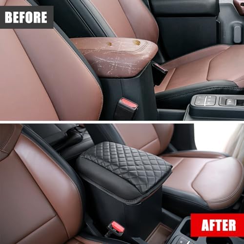 Mabett Center Console Armrest Cover for Ford Maverick 2022-2025 Black