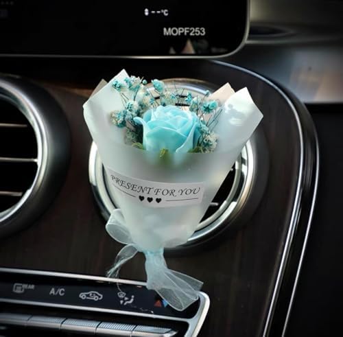Blue Rose Dried Flower Scent Diffuser Ornament