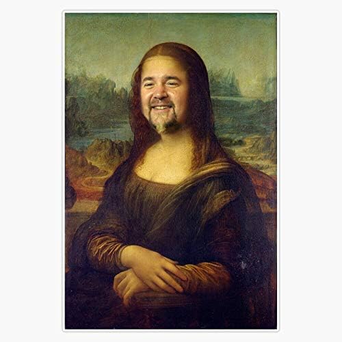 LAD Studio Guy Fieri Mona Lisa Bumper Sticker Vinyl Decal 5