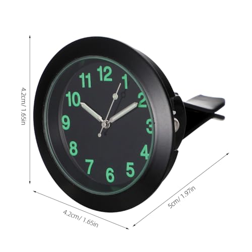 Mini Luminous Car Vent Clock with Clip Universal Quartz