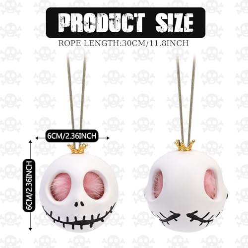 Cool Skull Car Hanging Ornament for Halloween