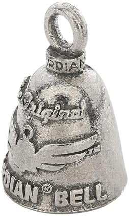 Guardian Bell Original Good Luck Bell with Keyring and Black Velvet Gift Bag