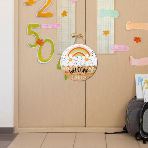 Boho Welcome Sign for Classroom Door Decor 114in