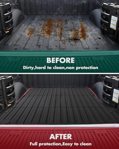 SCITOO Truck Bed Mat for 2024 Toyota Tacoma 6FT