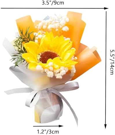 Dried Flower Bouquet Vent Clips for Car Air Freshener