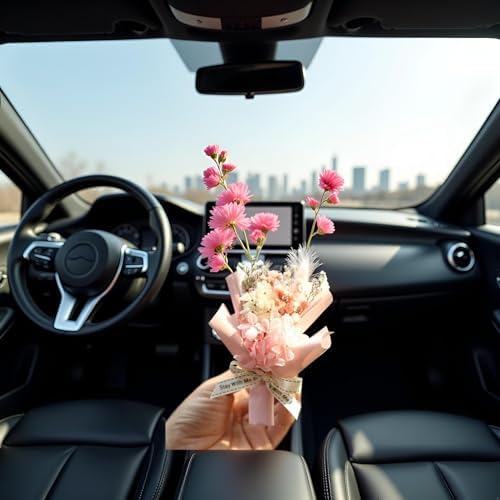 Mini Dried Flowers Car Air Vent Decor