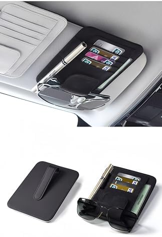 Auto Car Sun Visor Organizer Black