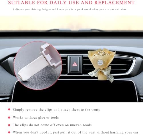 Mini Dried Flower Car Air Freshener with Clip