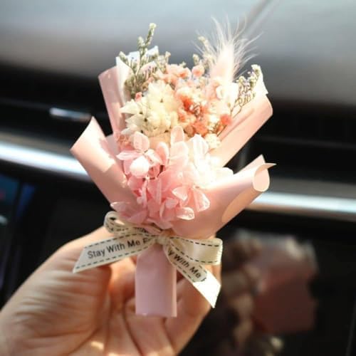 Mini Dried Flowers Car Air Vent Decor