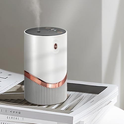 Fenpos Waterless Essential Oil Diffuser - Car Aroma Diffuser with Timer and Auto-Off
