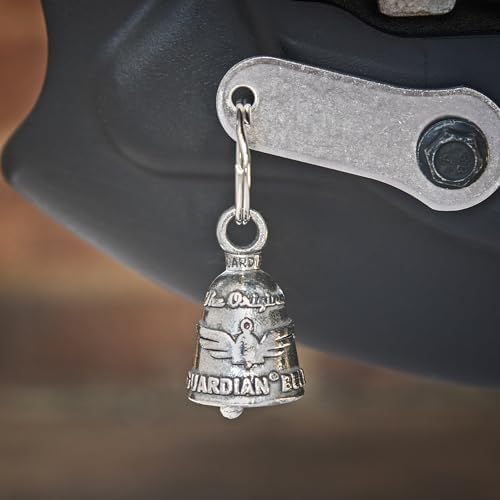 Guardian Bell USA Flag Keychain for Motorcycle