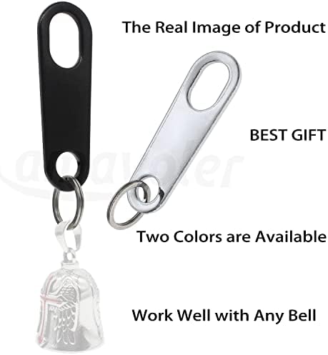Amavoler Motorcycle Bell Hangers with Split Rings for Lucky Bells