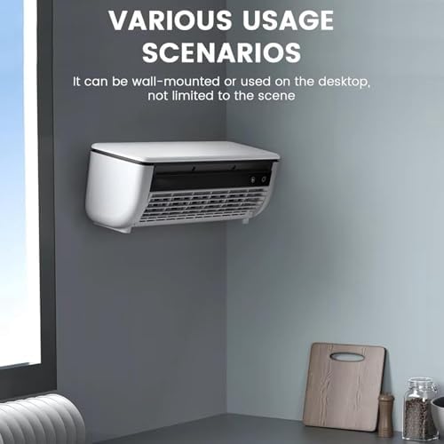 No Drilling Wall Mounted Air Conditioner Fan with 10s Instant Cooling